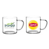 Royal Glass Mug with Handle - Durable and Stylish