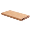 Bamboo Wireless Charger and Power Bank with 6000 mAh Capacity