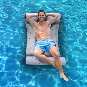 Colorful Water Hammock with Head and Foot Cushions - Innovative Design