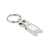 Versatile Key Ring with Euro Token & Bottle Opener