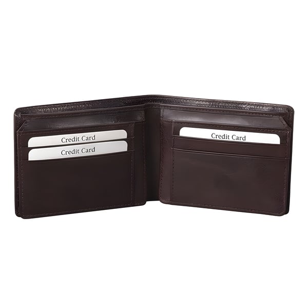 Men's Leather Wallet with Smart Compartments
