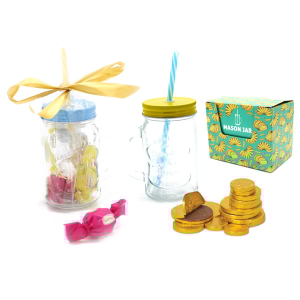 סט כוסות זכוכית יוקרתי עם שוקולדים - מתנה עסקית מושלמת