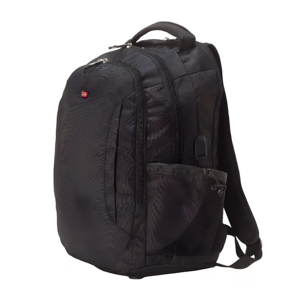 תיק גב למחשב נייד לוצרן עם חיבור USB