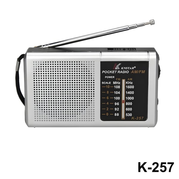 KNSTAR Portable Radio with AM/FM Reception