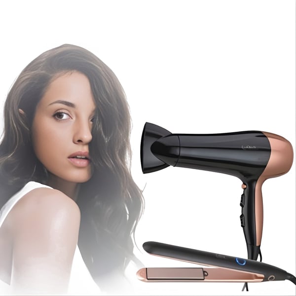 ערכת טיפוח לשיער: מחליק ומייבש שיער מקצועי מבית LEXUS