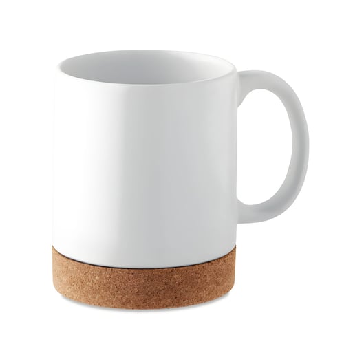Stylish Ceramic Mug with Cork Base