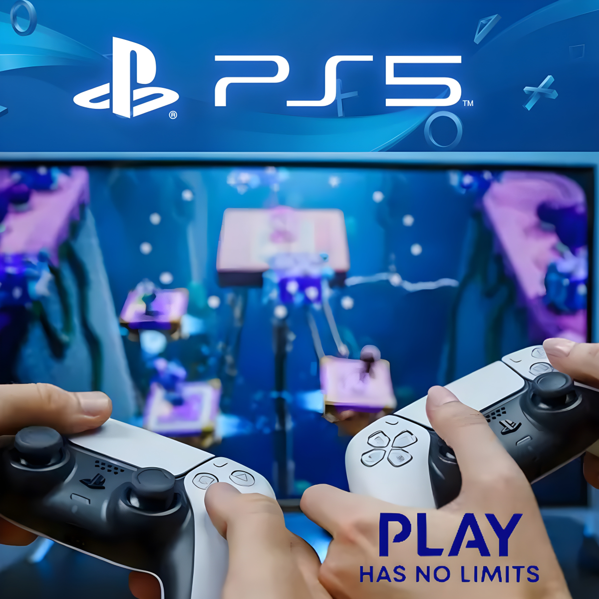 חווית קונסולת PlayStation 5: כלול עם בקרים ודרגון מטען מהיר