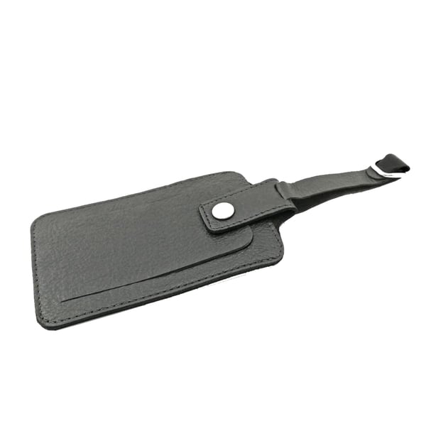 High-Quality Leather Luggage Tag