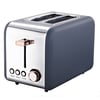 Navy Gray Stainless Steel Toaster 850W