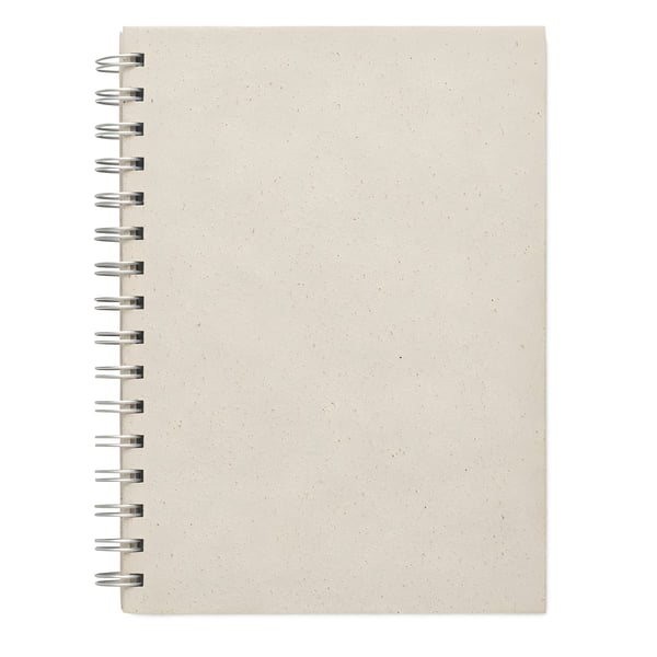 A5 Grass Paper Notebook - Hardcover