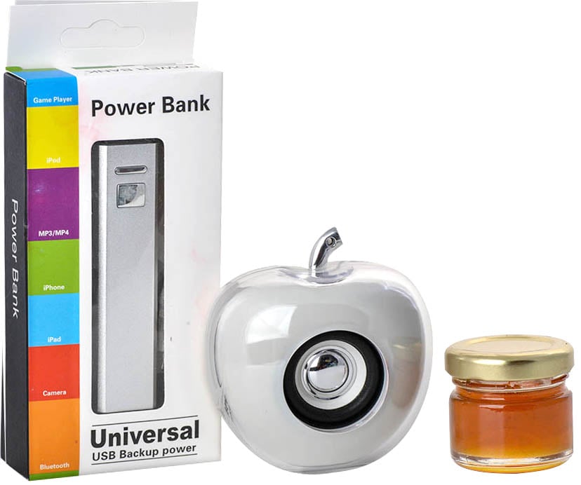 סוללת גיבוי בצורת תפוח - מתנה מיוחדת לחג