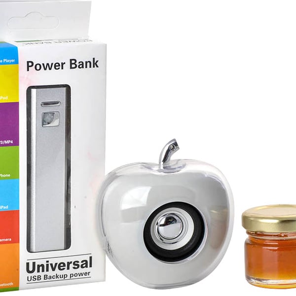 סוללת גיבוי בצורת תפוח - מתנה מיוחדת לחג