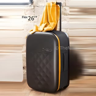 מזוודת הטרולי הדקה בעולם FLEX בגודל 26 אינץ' מבית ROLLINK