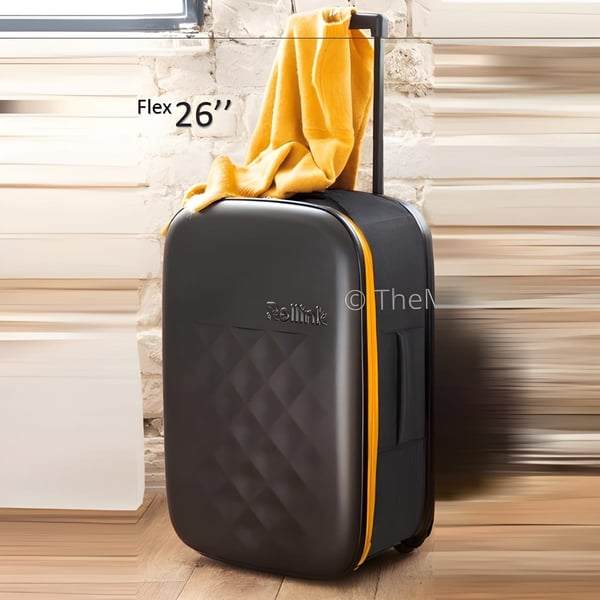 מזוודת הטרולי הדקה בעולם FLEX בגודל 26 אינץ' מבית ROLLINK