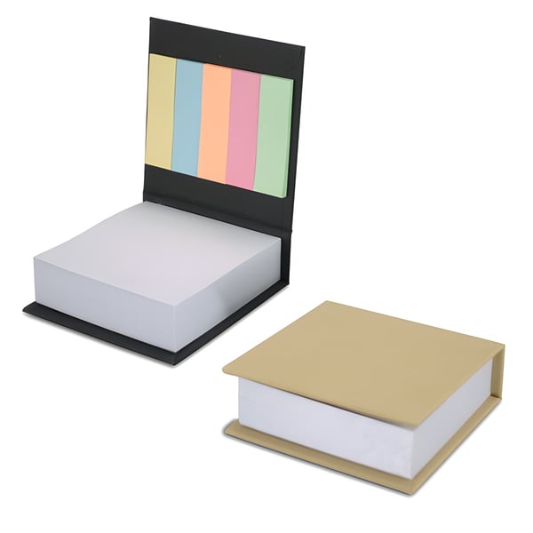 קוביית ממו מיני אקולוגית עם דבקיות צבעוניות