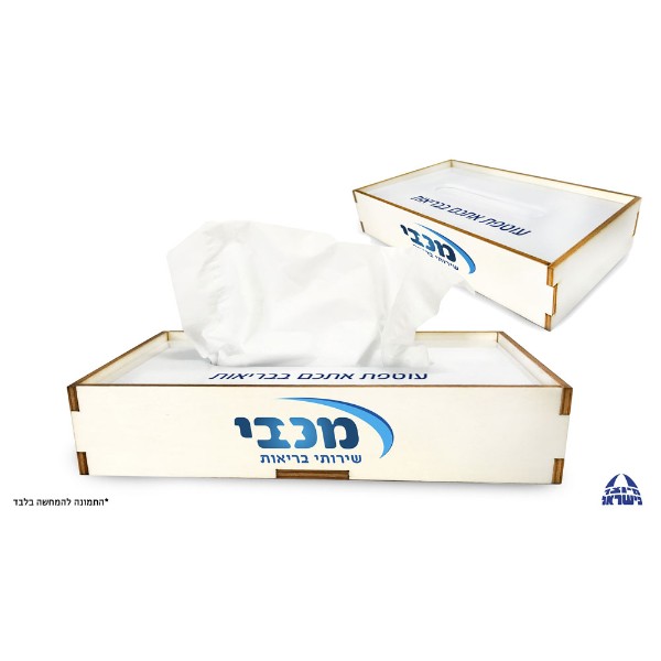 קופסת טישו מעץ - מתנה עסקית יוקרתית