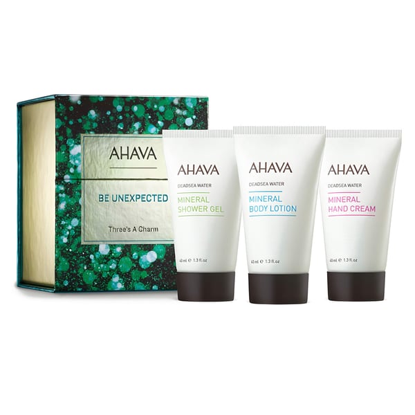 Perfect Mineral Kit with Body Lotion, Hand Cream & Shower Gel by AHAVA