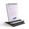 Clear Desktop Calendar with Silver Pen