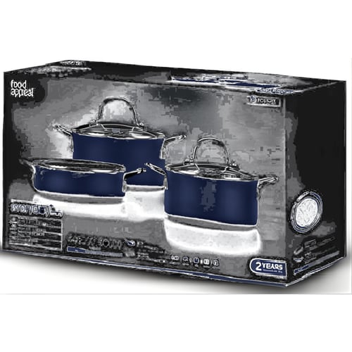 Elegant Purple Cookware Set – 5 Pieces