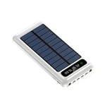 מטען סולרי נייד 10,000 mAh עם כבלים מובנים