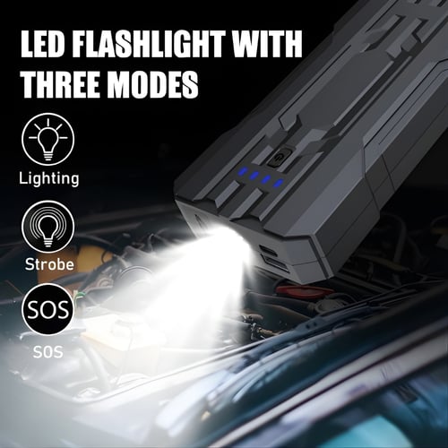 מטען עוצמתי 8000 MAH רב תכליתי לרכב ולמכשירים ניידים