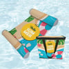 Upgraded Set: Branded Cooler Bag & Striped Beach Mat