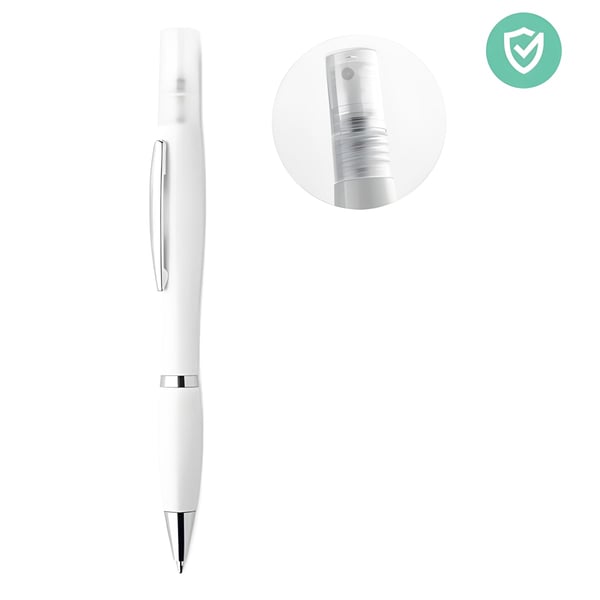 Antibacterial Pen with Refillable Spray