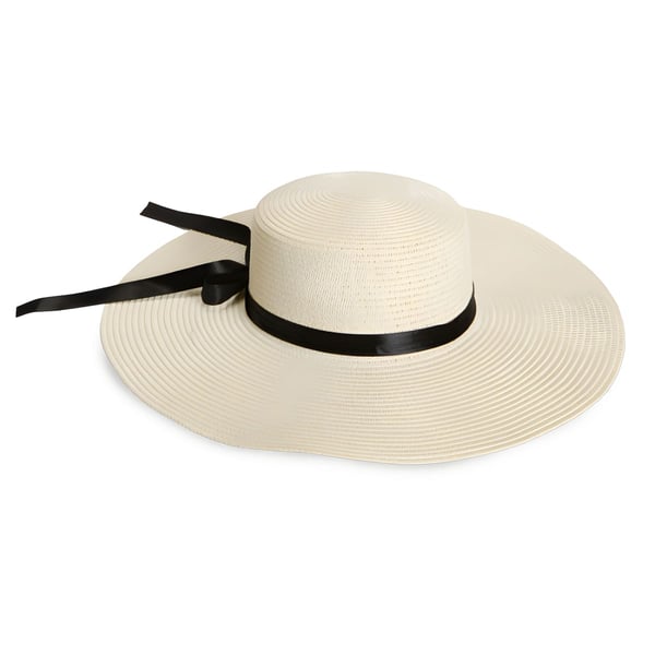 Stylish Wide Brim Maldives Straw Hat