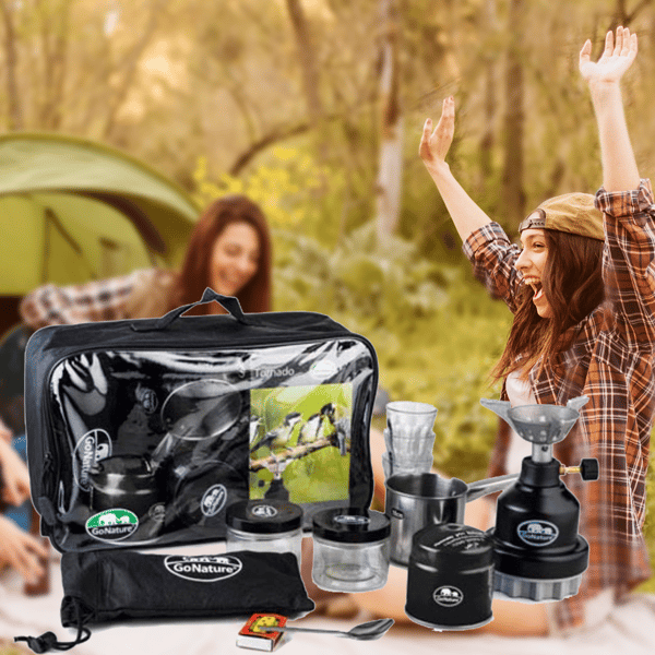 סט קפה קומפקטי של GO NATURE - קפה בכל מסע