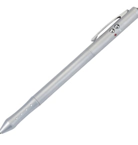 מצביע לייזר רב-תכליתי עם פנס LED ועט כדורי