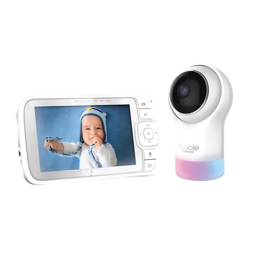 מוניטור תינוק חכם עם מצלמה ממונעת ומסך 5 אינץ' WIFI מבית Hubble