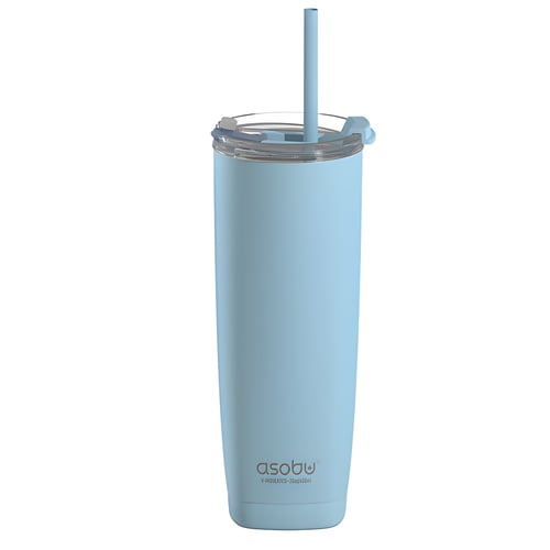 ASOBU Stainless Steel Thermal Mug 600ml with Straw and Tritan Lid