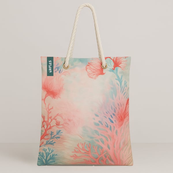 Naples tote bag with rope handles