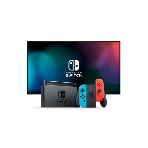מארז Nintendo Switch כולל ג'וי-קון כחול ואדום, משחק Mario Kart 8 Deluxe ונרתיק מריו