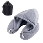 כרית נסיעות עם קפוצ'ון וספוג זיכרון – לנוחות מושלמת