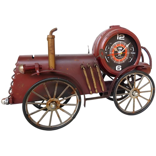 שעון מתכת שולחני מעוצב בדמות מכונית