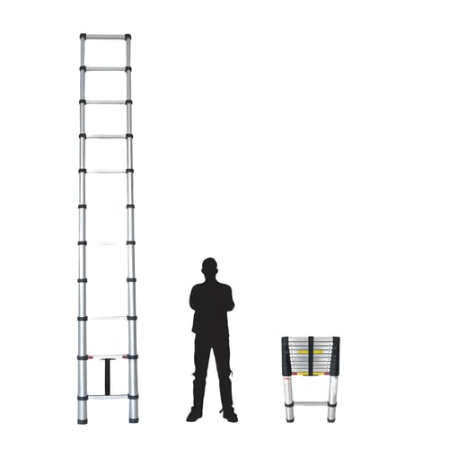 סולם טלסקופי 3.8 מטר מבית GPT