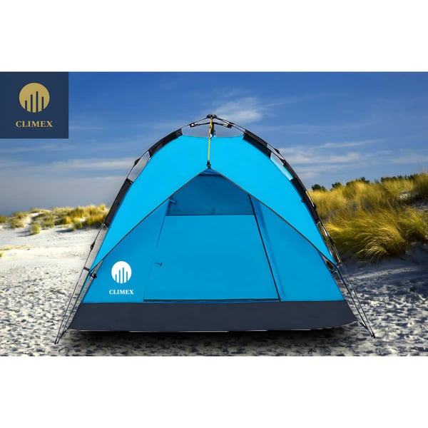 אוהל קמפינג נייד דו-שכבתי לעמידות בכל מזג אוויר