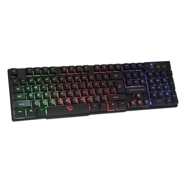 Silverline Gaming Keyboard with LED Lighting - Elevate Your Gaming Experience