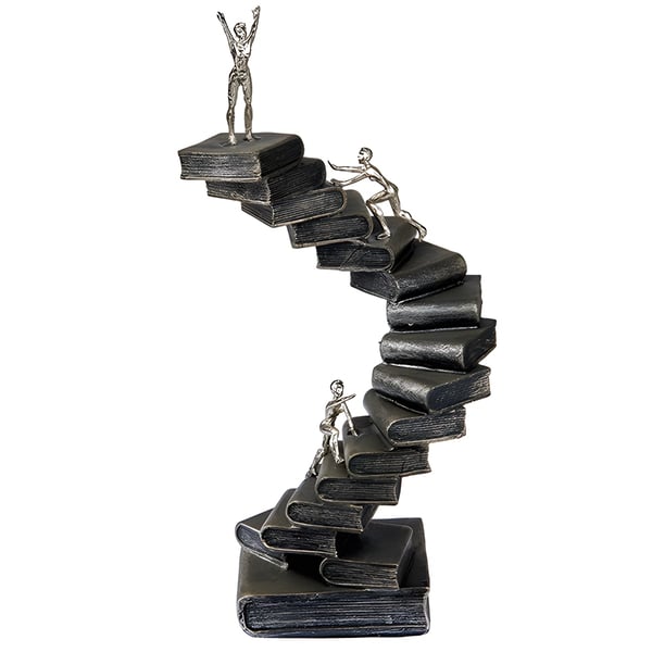 Artistic Sculpture - "Strive and Find, Believe" 40cm High
