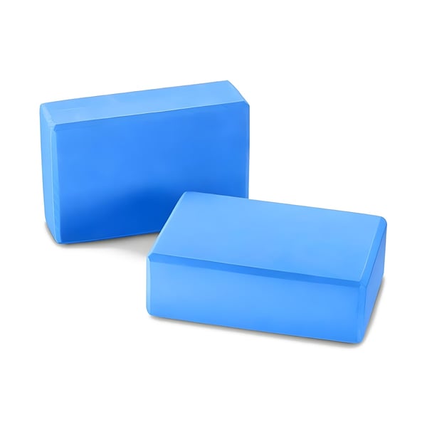 Premium Blue EVA Yoga Blocks (Pair) by Energym