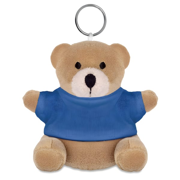 Teddy Bear Plush Keychain with Cotton T-Shirt for Logo Printing