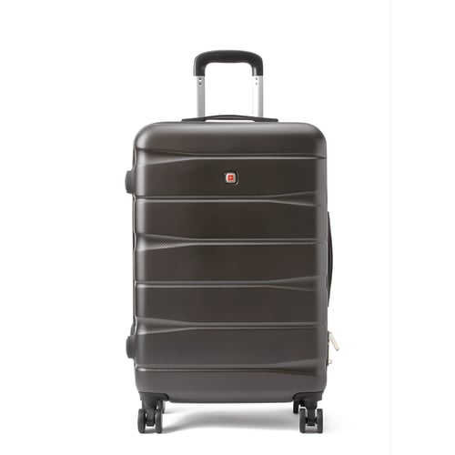 מזוודת עלייה למטוס SWISS WINNER 20 אינץ׳ עם 8 גלגלים מתרחבים