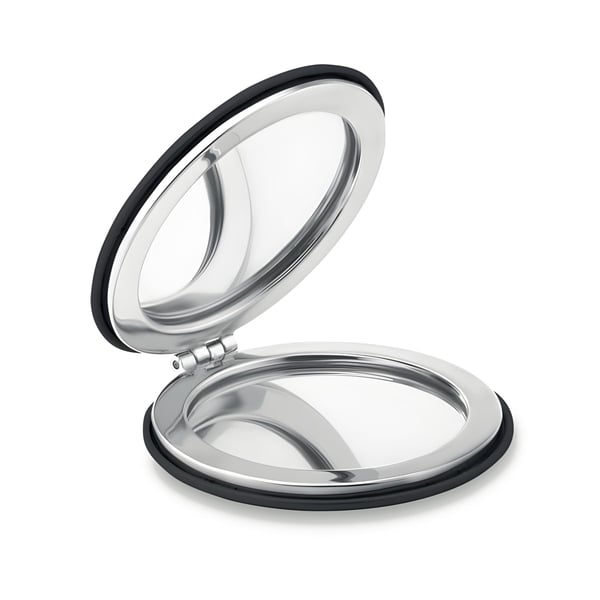 Round Cosmetic Mirror with Magnetic Closure