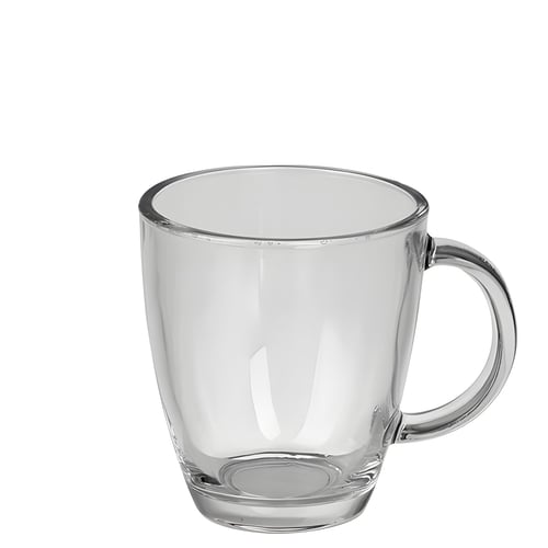 ספל זכוכית שקוף איכותי לשולחן עבודה