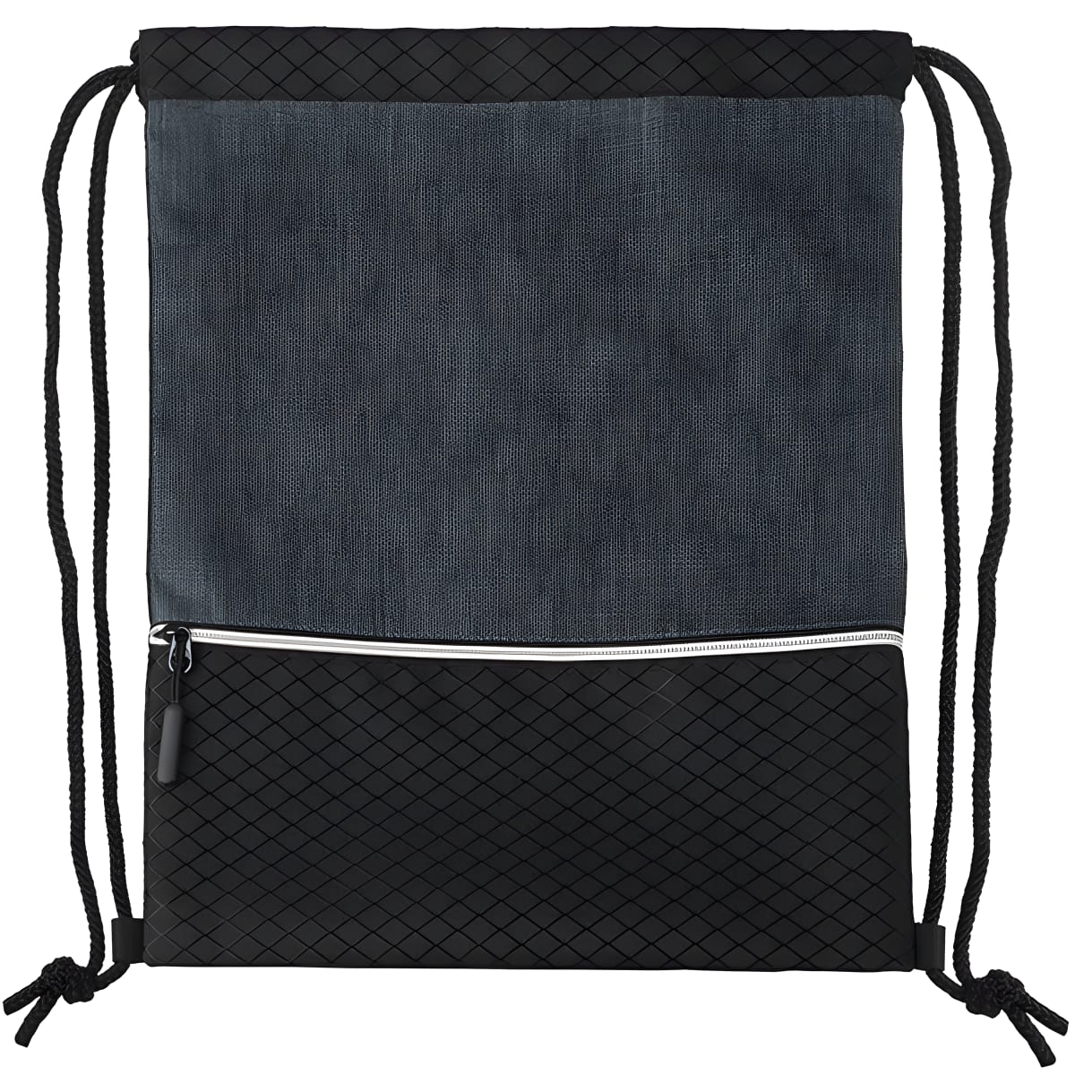 תיק גב שרוכים עם כיס קדמי למיתוג