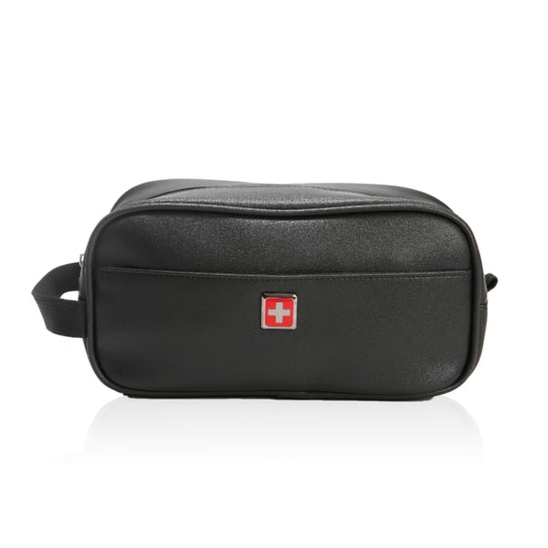 Luxury Faux Leather Toiletry Bag by SWISS