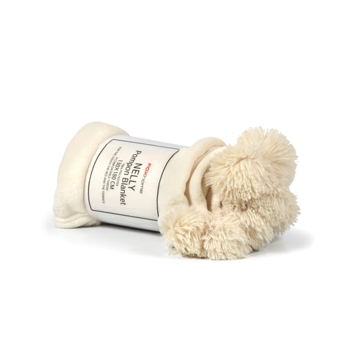 שמיכה מחממת NELLY בגודל 130X180 - אפור בהיר מבית FOXHOME