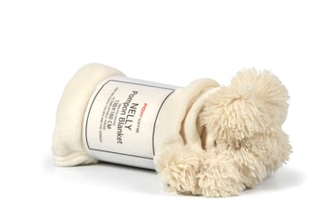 שמיכה מחממת NELLY בגודל 130X180 - אפור בהיר מבית FOXHOME