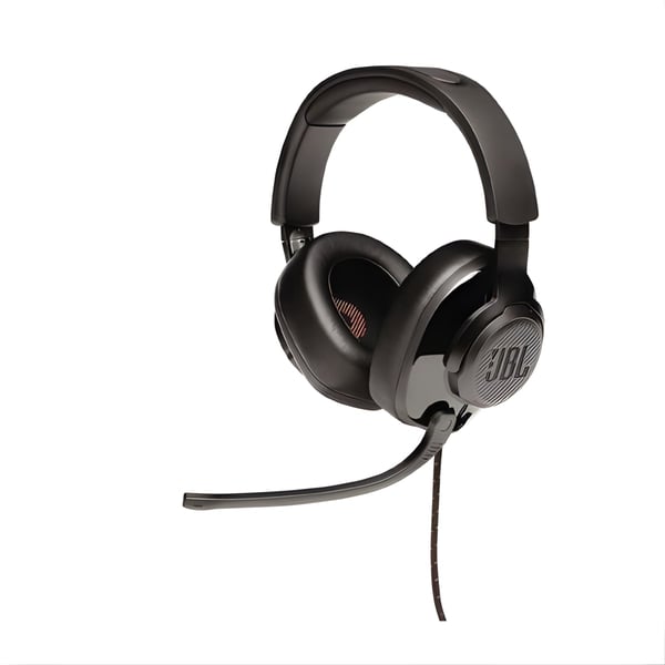 אוזניות גיימינג מתקדמות JBL QUANTUM 200 - שחורות